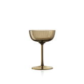 Lou Coupe Glass Brown - Elegant Stemmed Cocktail Glass for Classic Drinks image 0