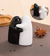 Couple Hug Salt and Pepper Shakers Set of 2 – Cute and Romantic Kitchen Decor image 3