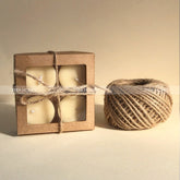 Pack of 4 Tealight Candles | Versatile & Cozy Ambiance image 0