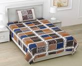 Ajrakh Print Single Bed Sheet