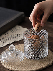 copy of Crystal Glass Jar with Lid – Elegant Storage Jar for Home image 3