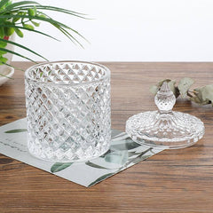 copy of Crystal Glass Jar with Lid – Elegant Storage Jar for Home image 2