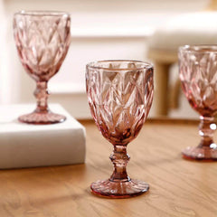 Rose wine glasses set of 2 piece- 300ML, Stylish and Durable image 2