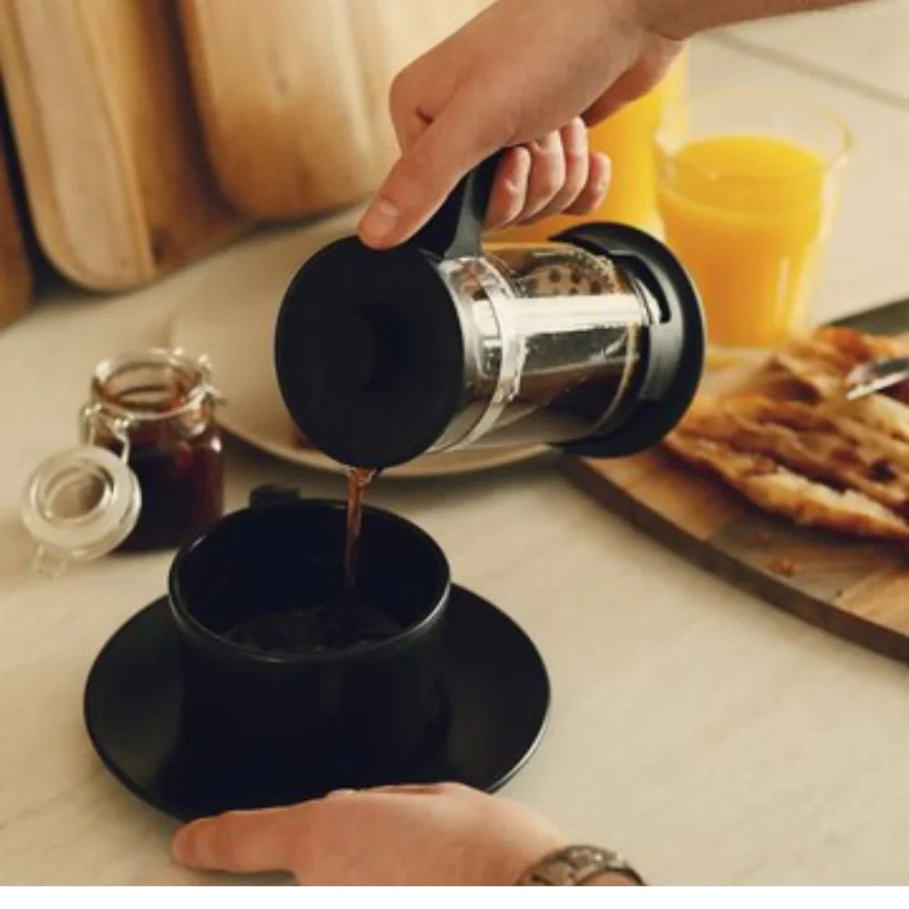 French Press Coffee & Tea Maker -  Coffee Press for Rich, Full-Bodied Brew, Perf image 4