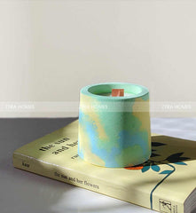 Concrete Container Candle | Modern & Durable Design image 2