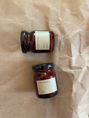 Set of 2 Amber jar candle | Simple, Classic Elegance