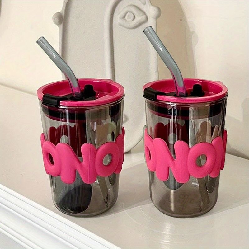 Premium Reusable Sipper Bottle with Silicone Sleeve & Straw – Leakproof Li image 4