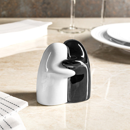 Couple Hug Salt and Pepper Shakers Set of 2 – Cute and Romantic Kitchen Decor image 1
