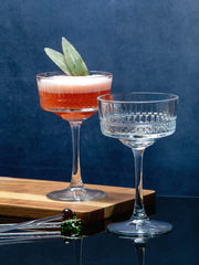 Cocktail Glass set of 2 - 280ml  – Elegant Crystal Drinkware image 0